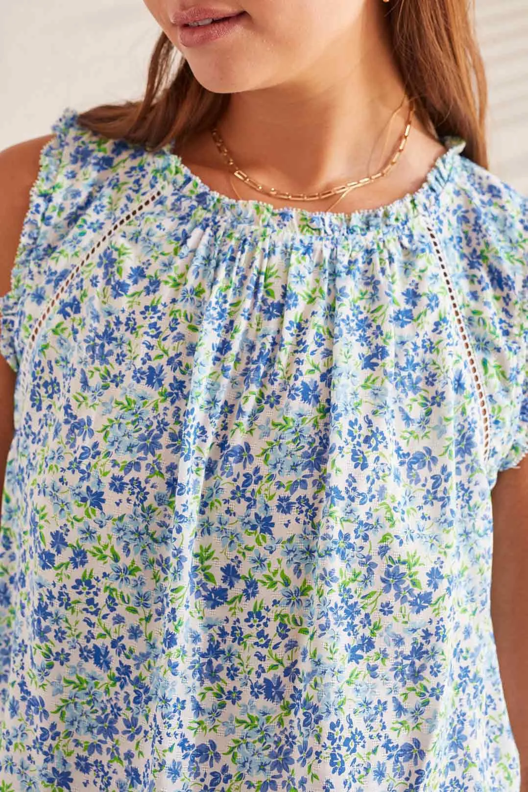 Trim Detail Blouse