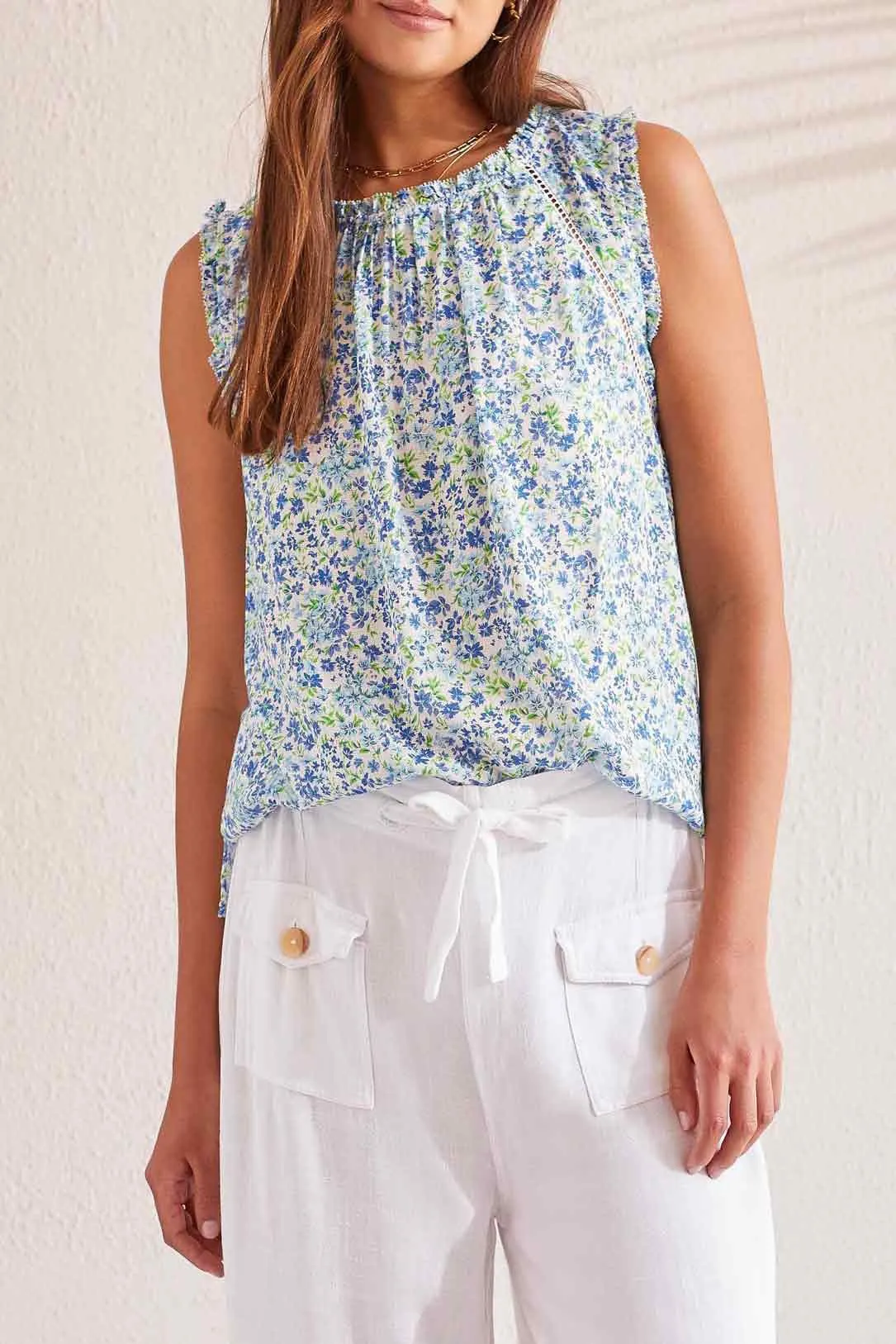 Trim Detail Blouse