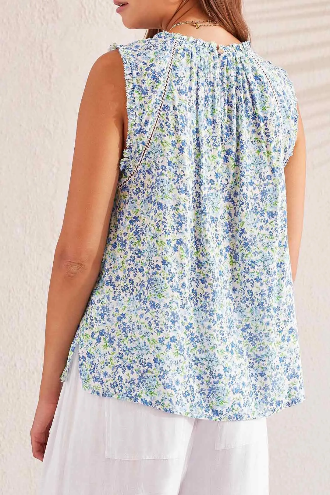 Trim Detail Blouse