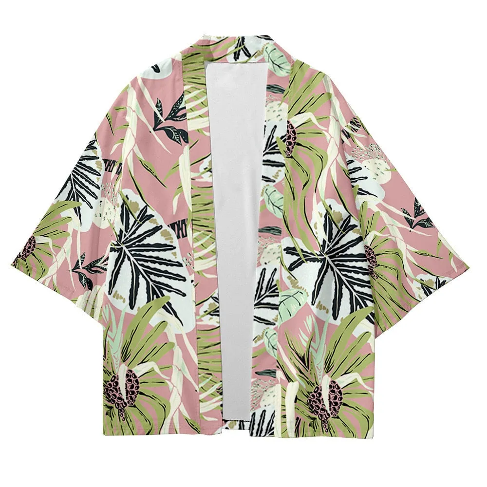 Tropical Kimono Japanese Shirt