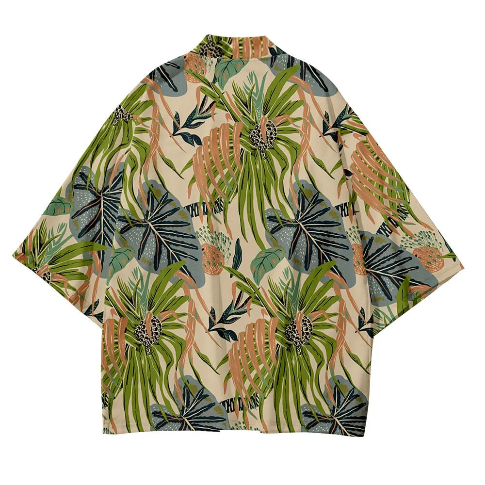 Tropical Kimono Japanese Shirt