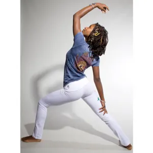Tweet - White Women's Yoga Pants