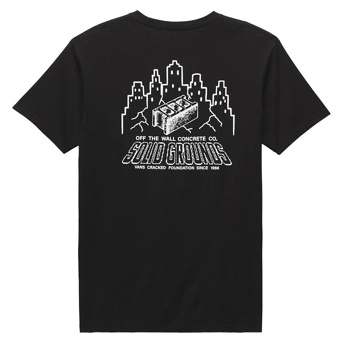 Vans Solid Grounds T-Shirt - Black