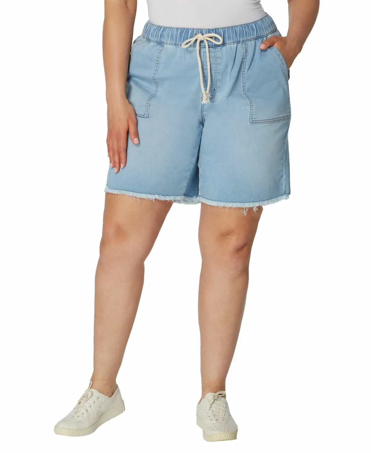 Westport Signature Weekender Fray Hem Short - Plus