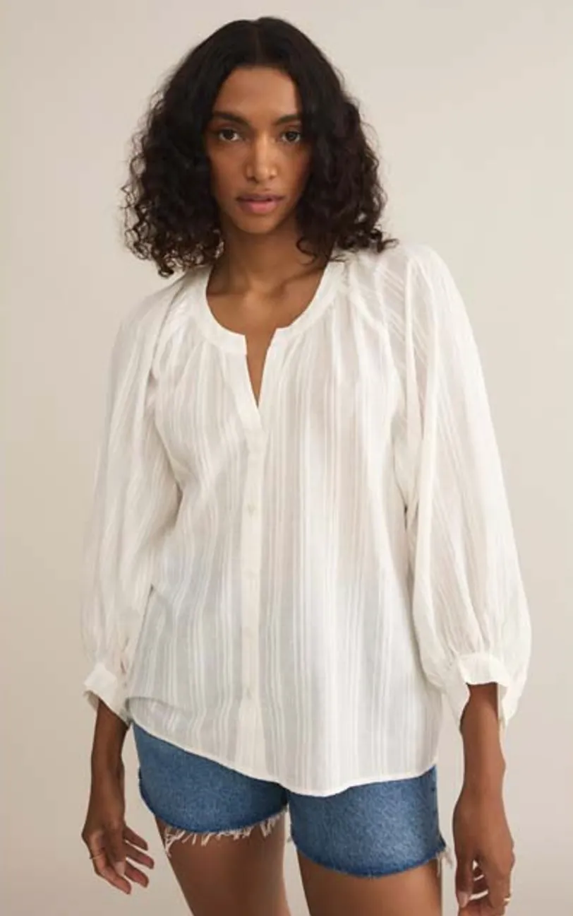 Wren Button Up Top