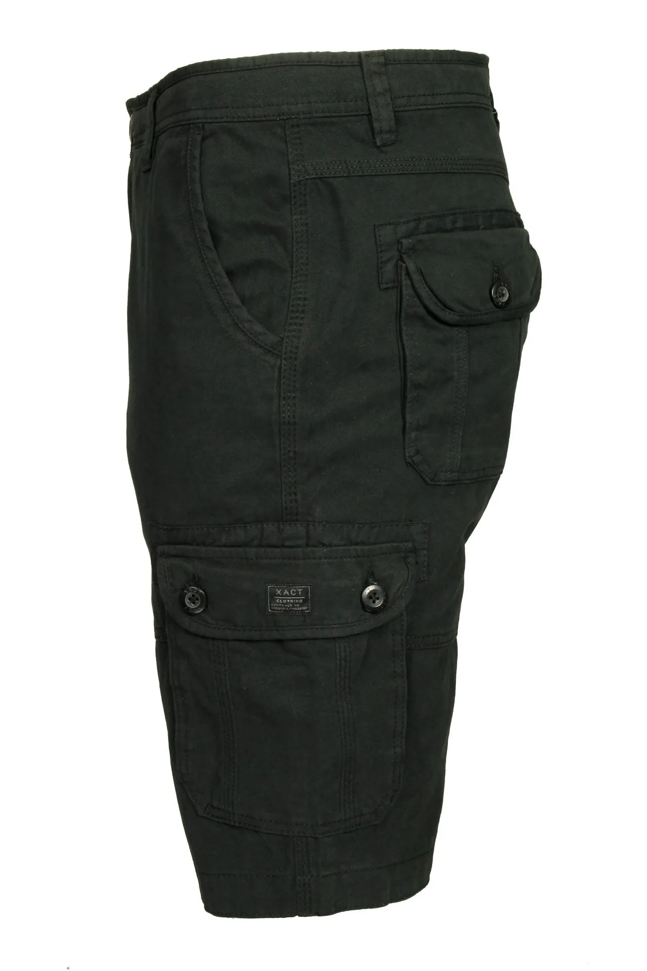 Xact Men's Cotton Twill Cargo Shorts, Regular Fit