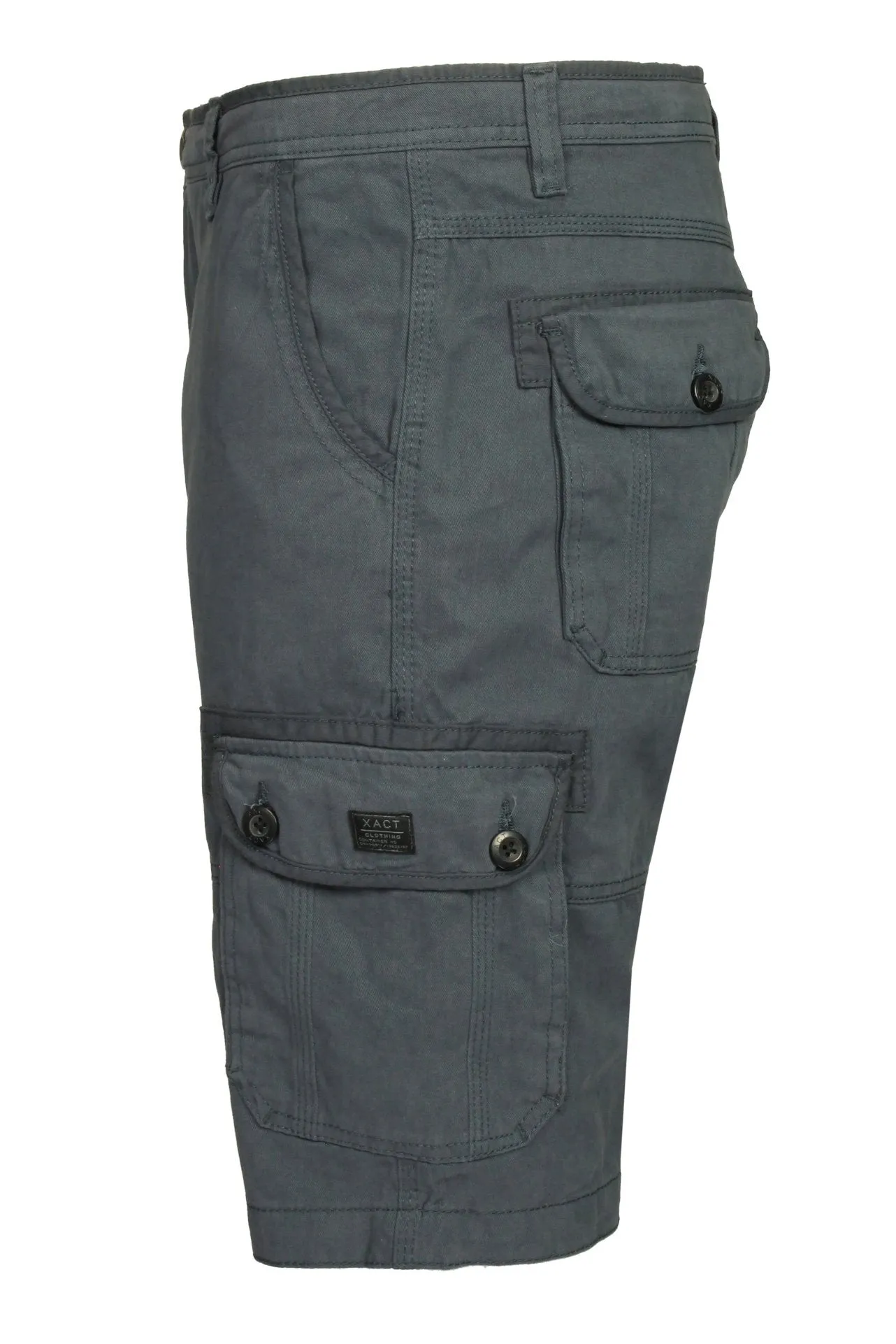 Xact Men's Cotton Twill Cargo Shorts, Regular Fit