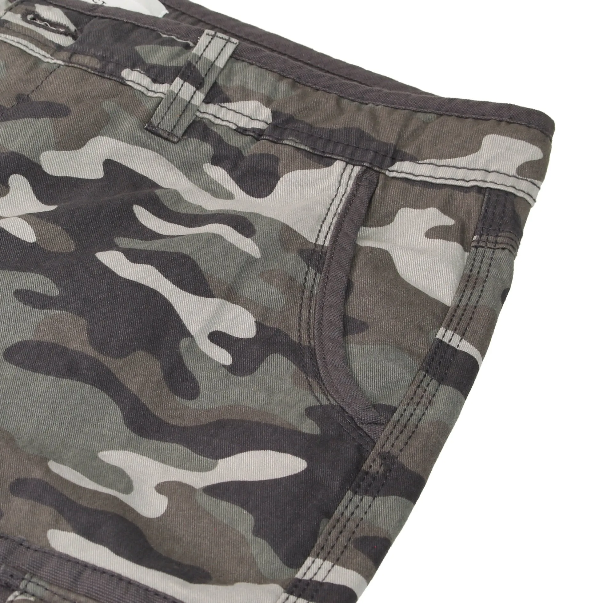Xact Men's Cotton Twill Cargo Shorts, Regular Fit