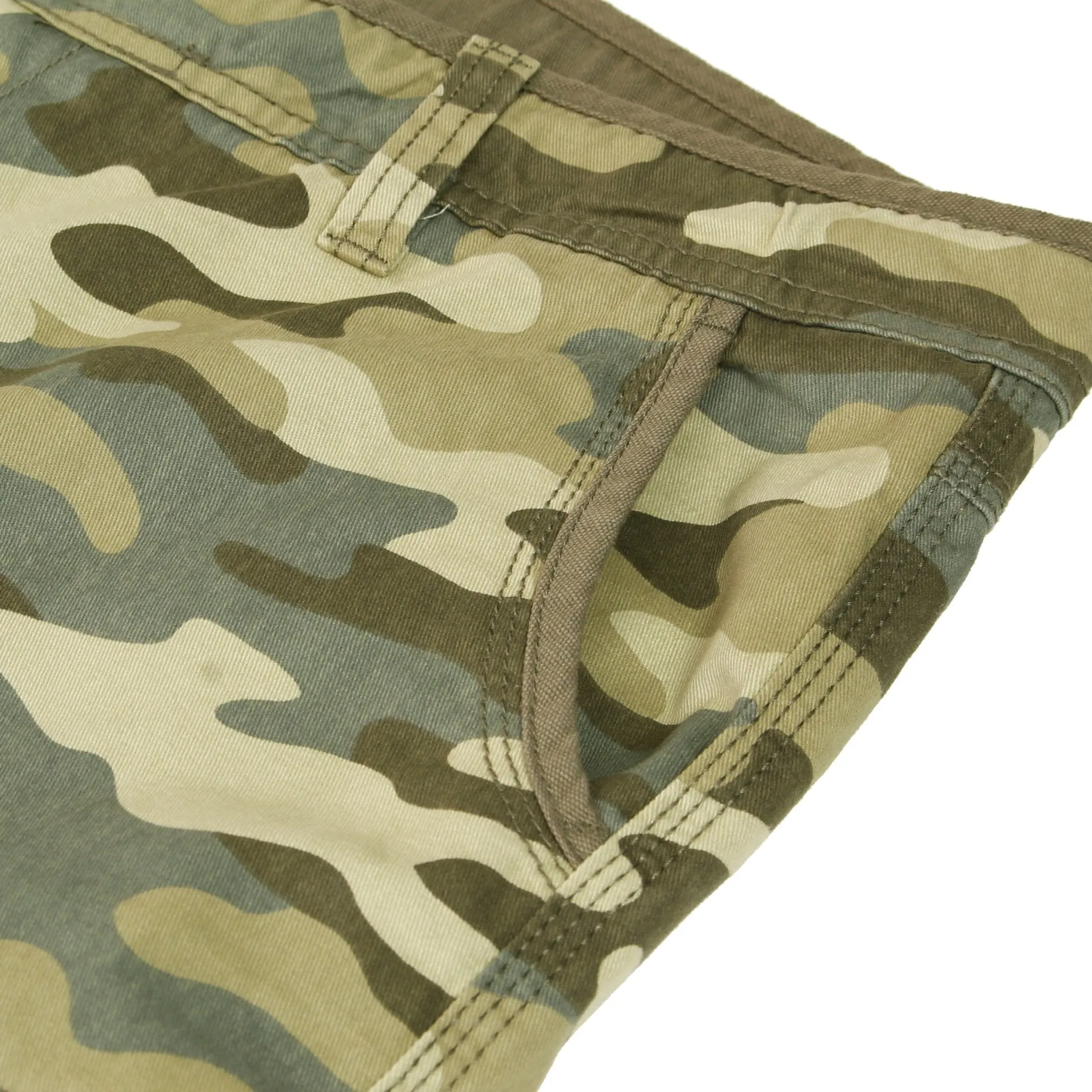 Xact Men's Cotton Twill Cargo Shorts, Regular Fit