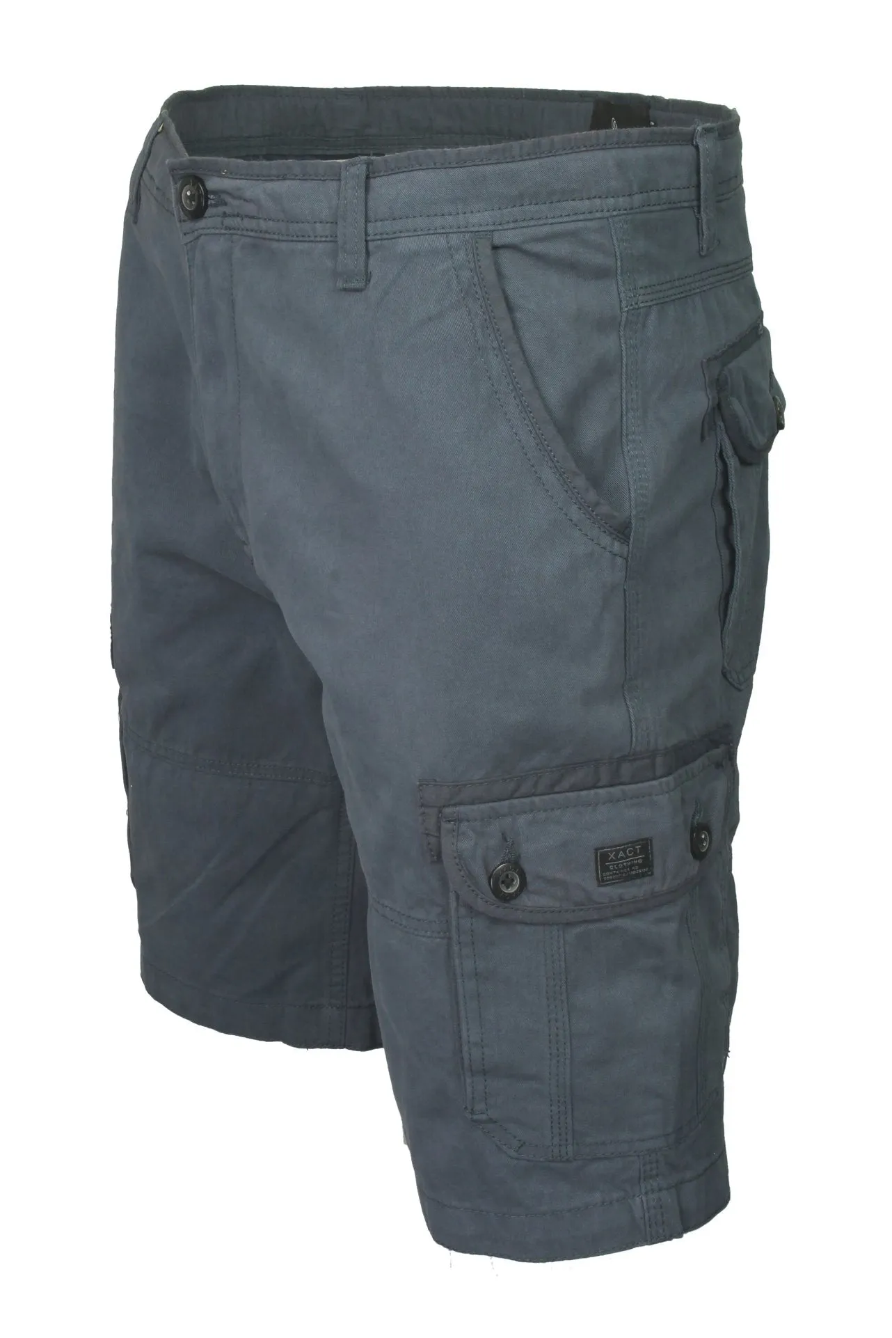 Xact Men's Cotton Twill Cargo Shorts, Regular Fit