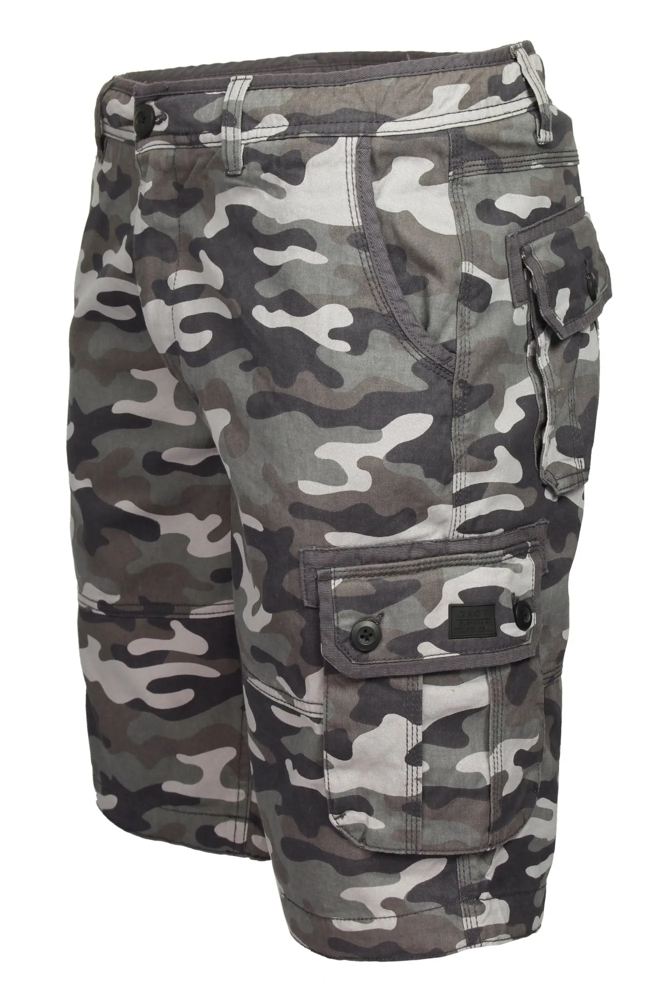 Xact Men's Cotton Twill Cargo Shorts, Regular Fit