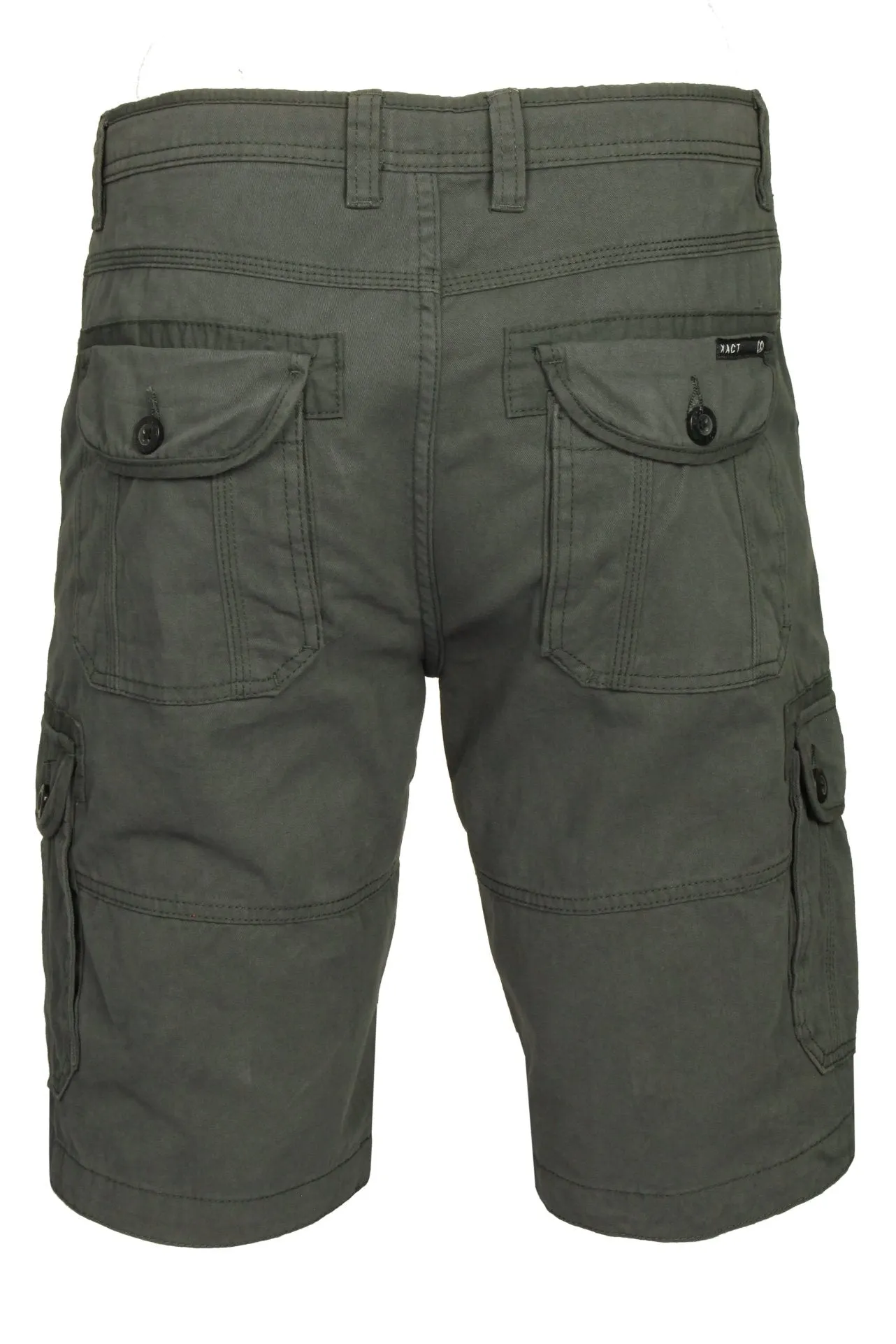 Xact Men's Cotton Twill Cargo Shorts, Regular Fit