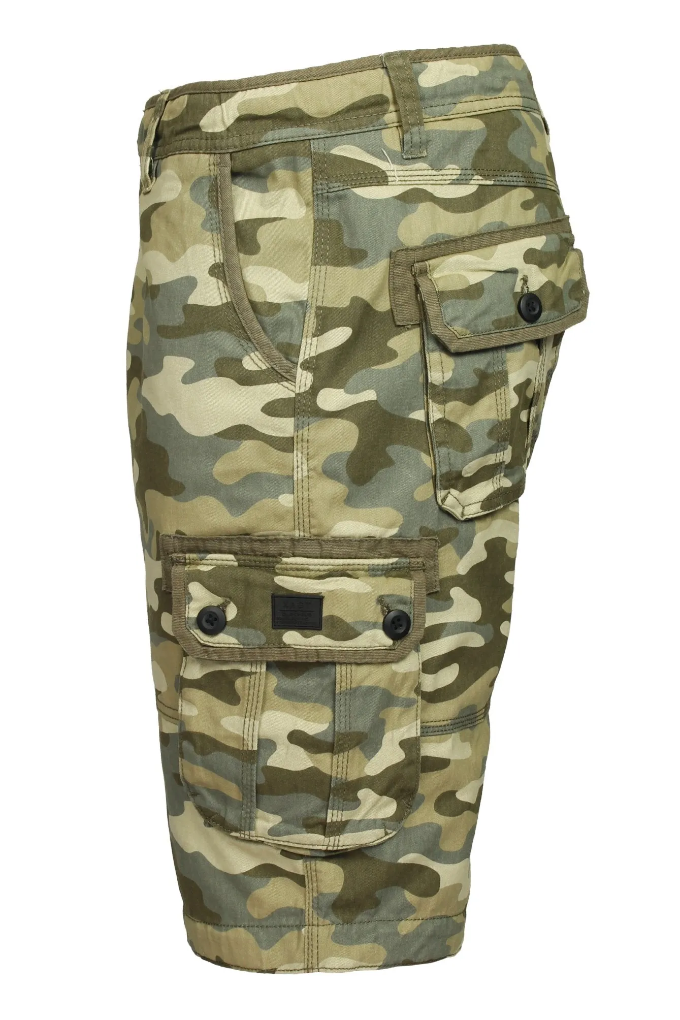 Xact Men's Cotton Twill Cargo Shorts, Regular Fit