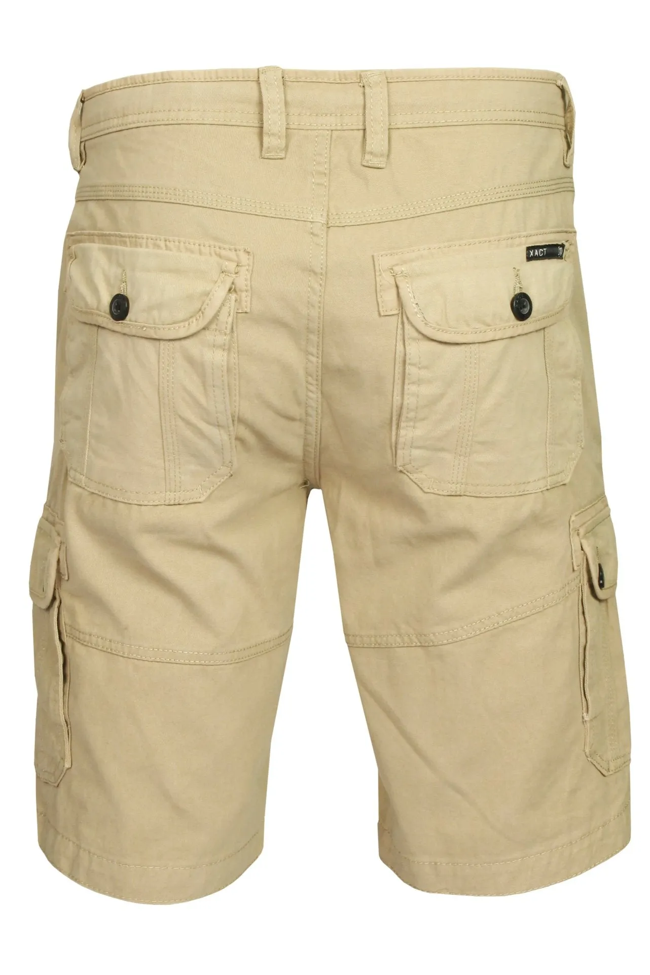 Xact Men's Cotton Twill Cargo Shorts, Regular Fit