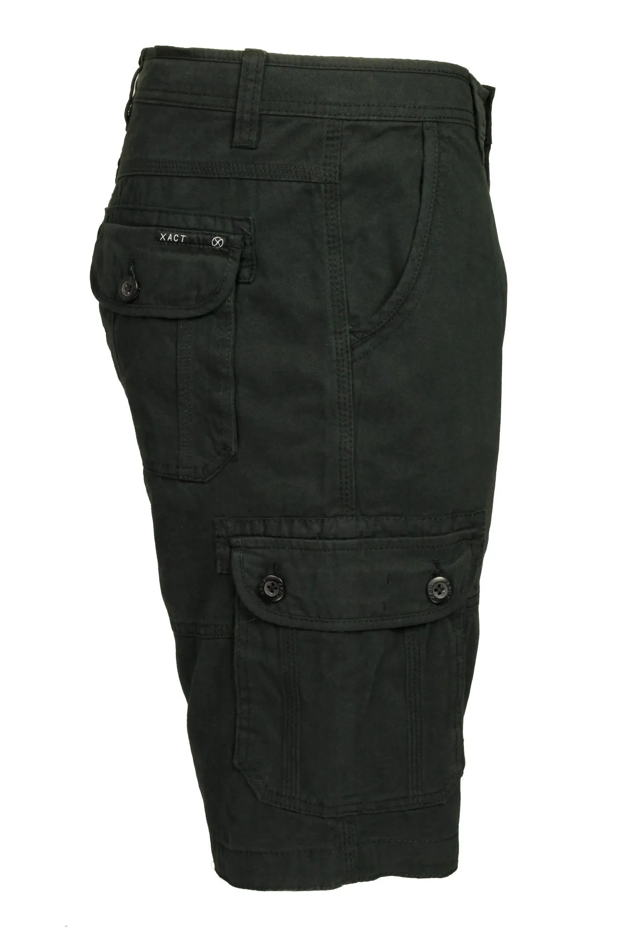 Xact Men's Cotton Twill Cargo Shorts, Regular Fit