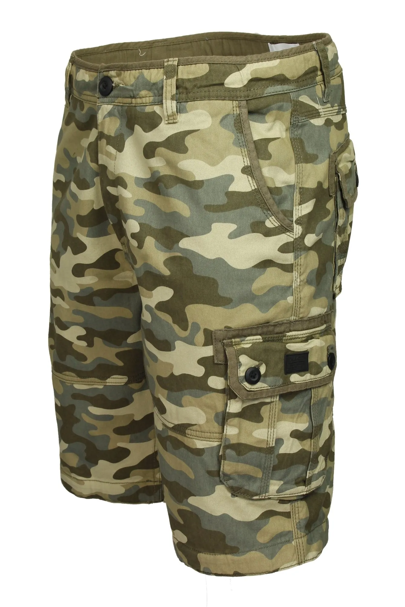 Xact Men's Cotton Twill Cargo Shorts, Regular Fit