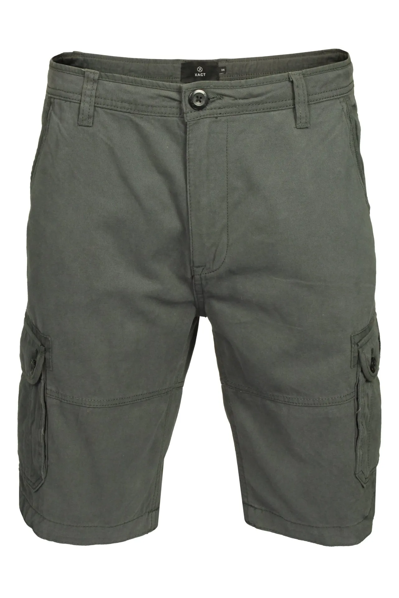 Xact Men's Cotton Twill Cargo Shorts, Regular Fit