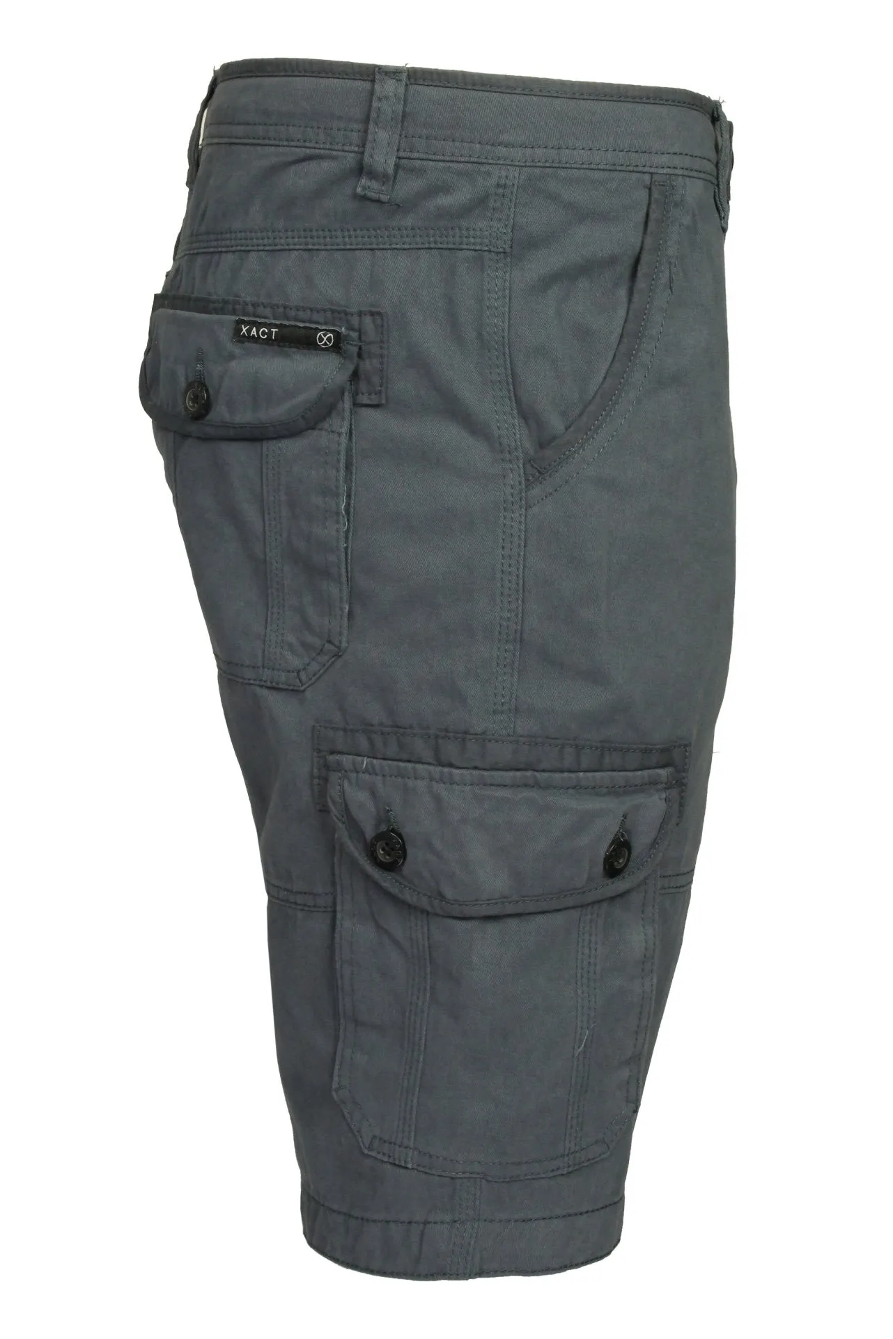 Xact Men's Cotton Twill Cargo Shorts, Regular Fit