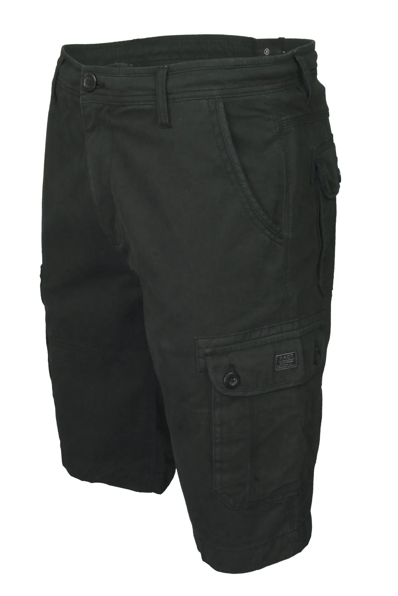 Xact Men's Cotton Twill Cargo Shorts, Regular Fit