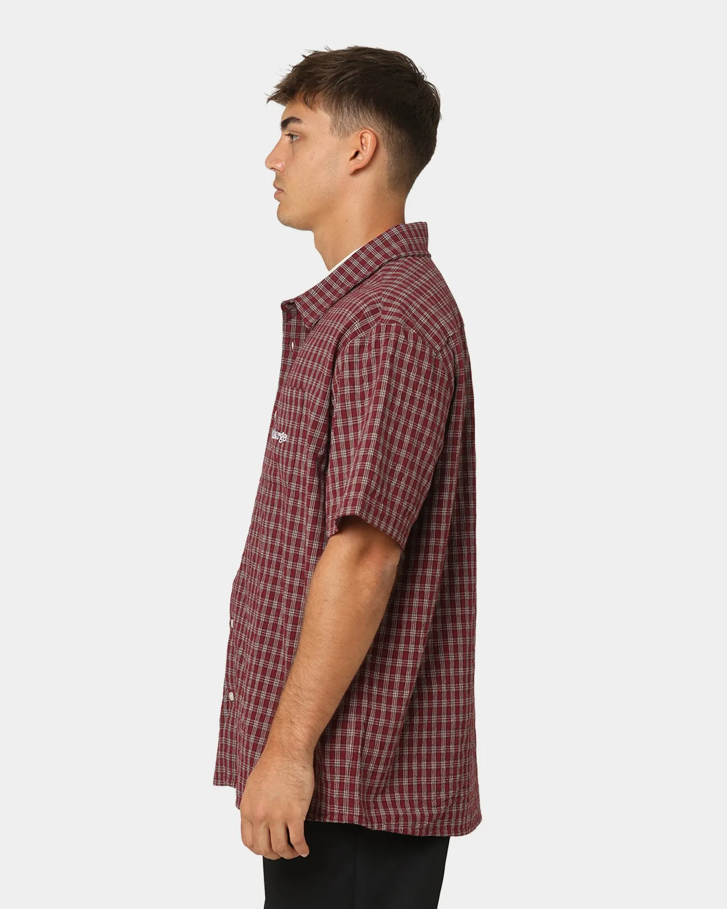 XLARGE Button Up Check Shirt Port