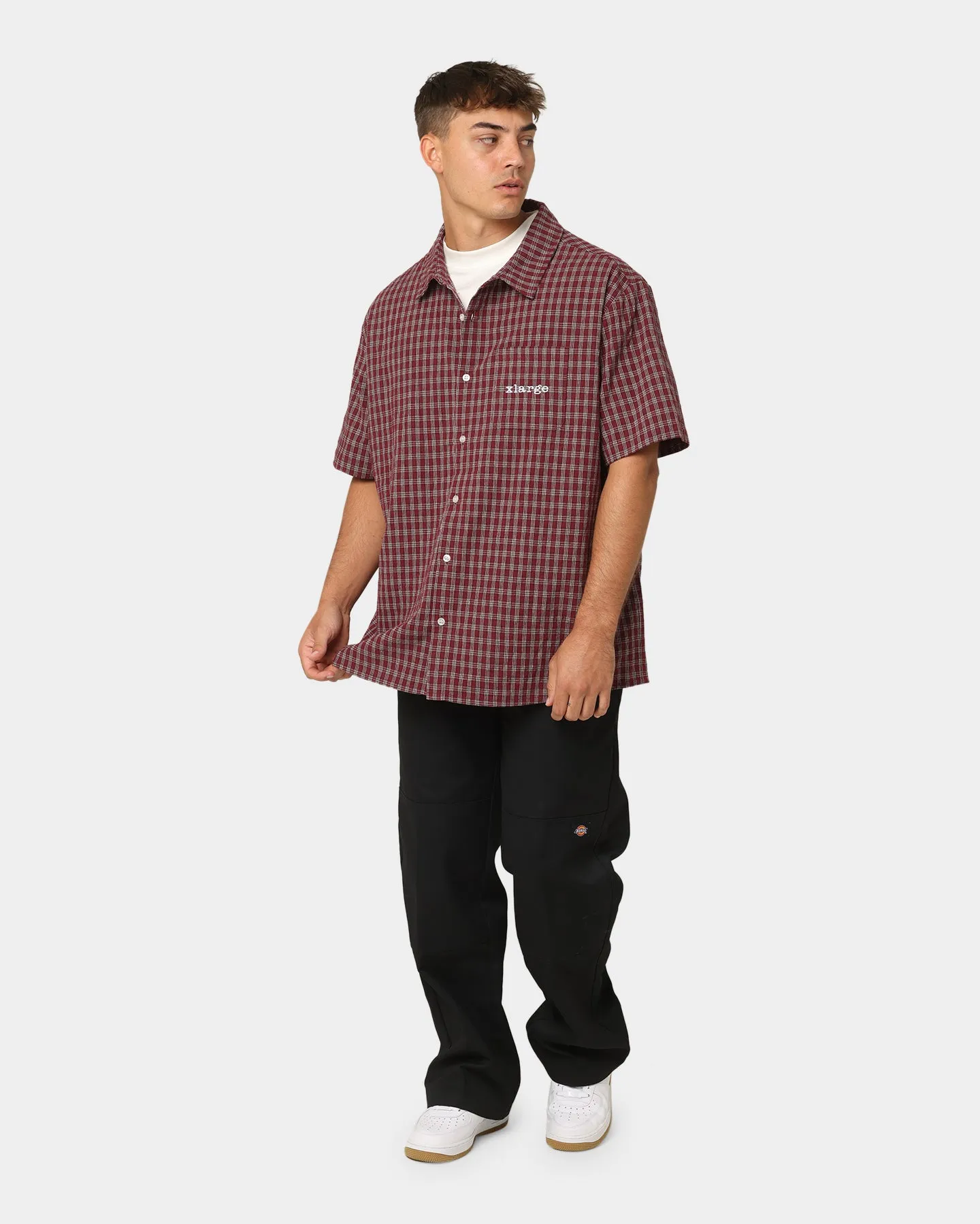 XLARGE Button Up Check Shirt Port